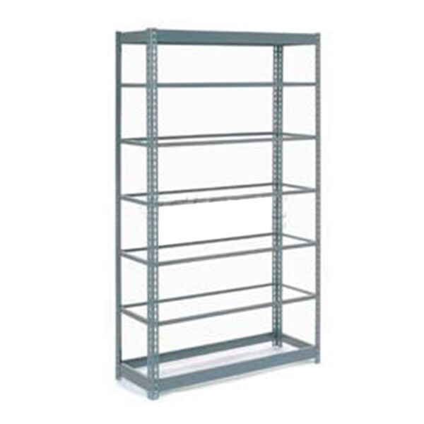 Heavy Duty Shelving 48W x 18D x 84H With 7 Shelves, No Deck, Gray